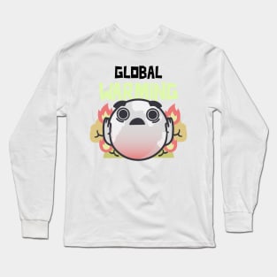 Lets Together Fight Global Warming ! Long Sleeve T-Shirt